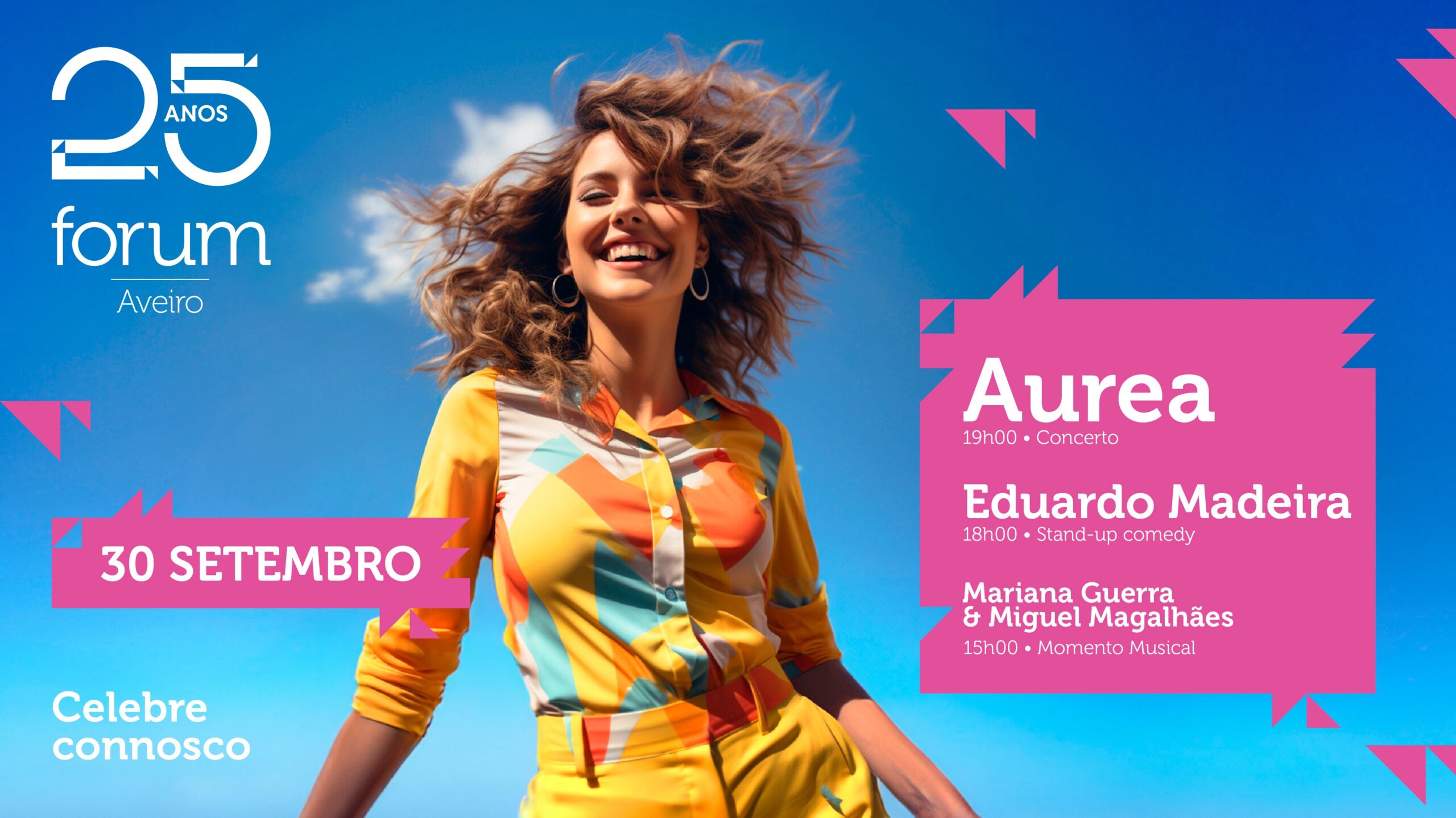 Forum Aveiro celebra 25 anos com Música, Humor e animação