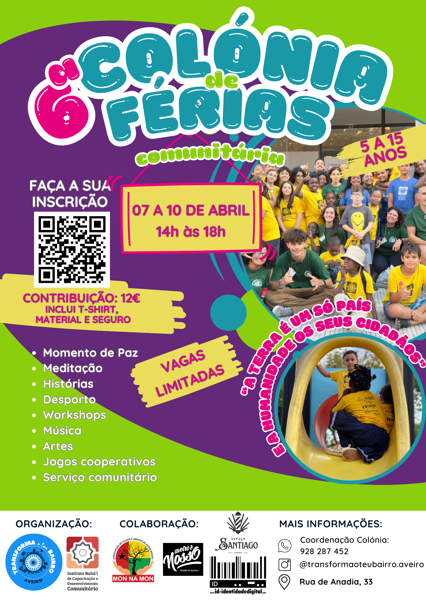 6ª Colónia de Férias Comunitária